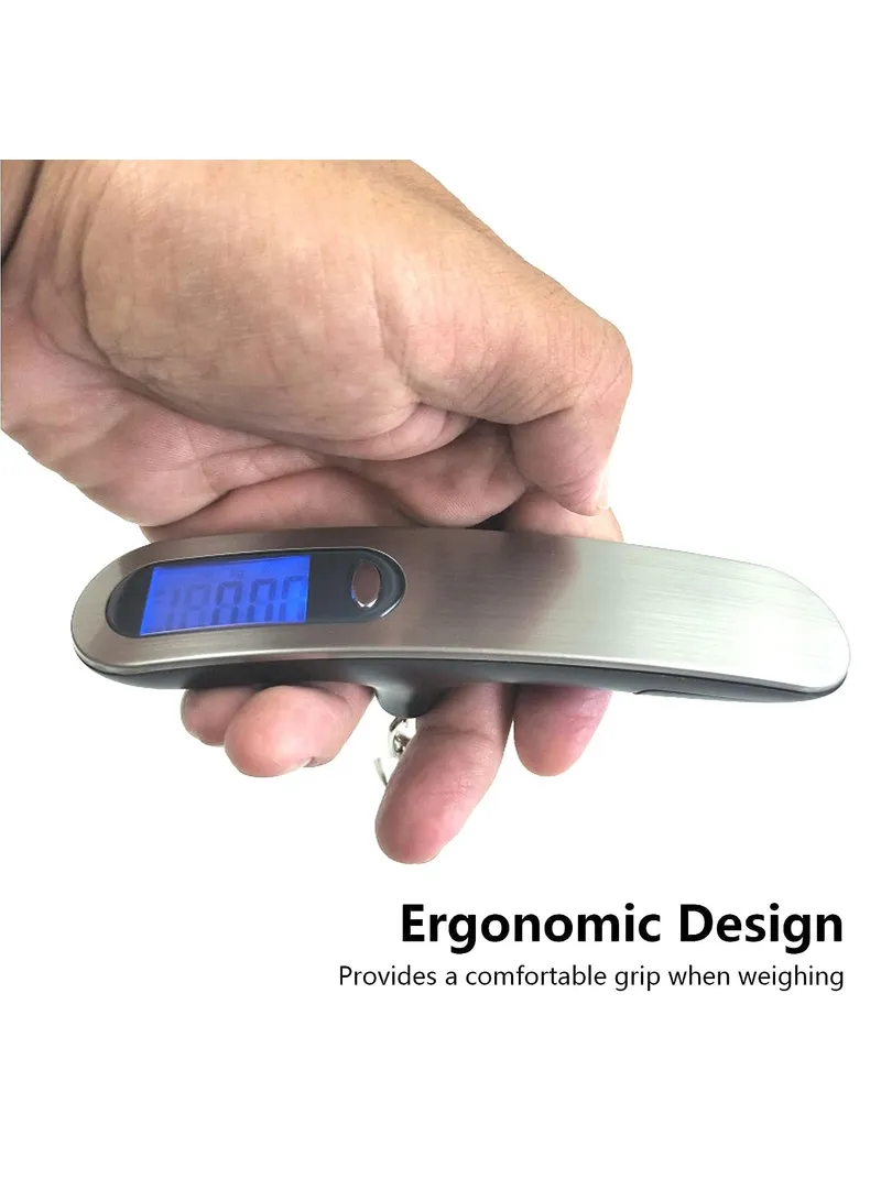 50kg Max Digital Luggage Scale with Tare & Back-lit LED Display — photo 8