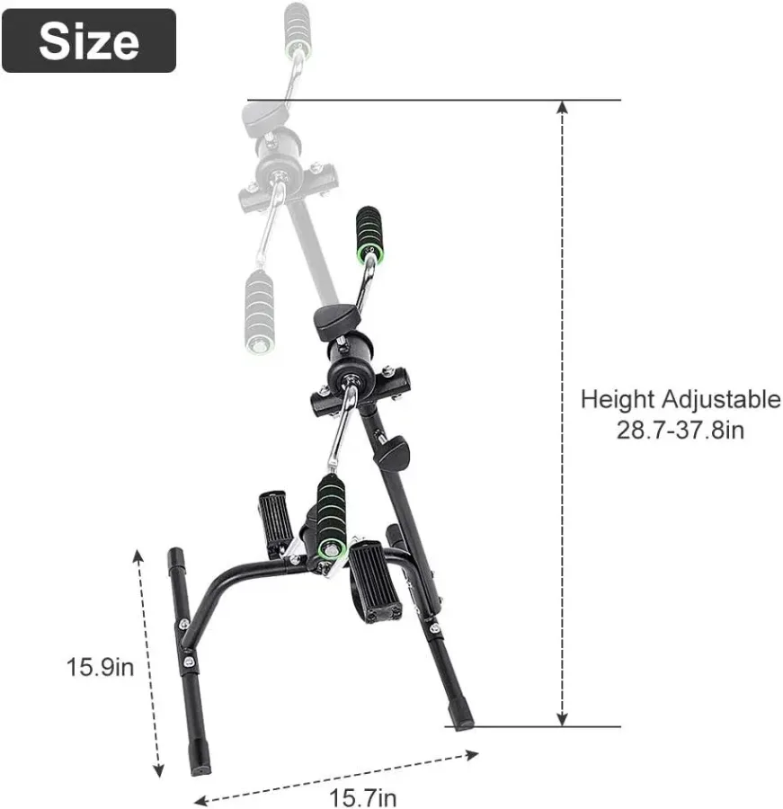 Pedal Exerciser Bike, Hand Arm Leg and Knee Peddler — photo 6