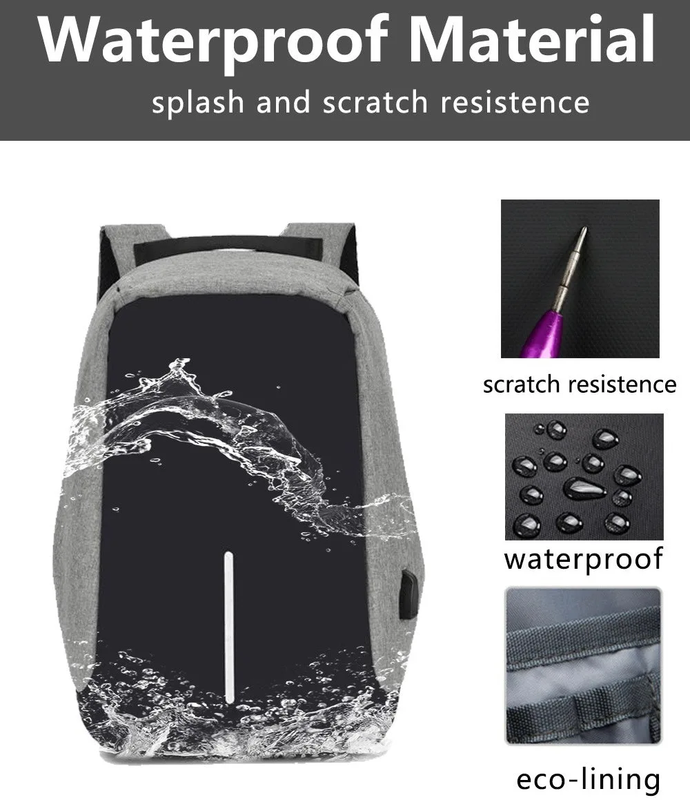 Material Anti-Theft Laptop Backpack, Size: 15.6 Inch β photo 7