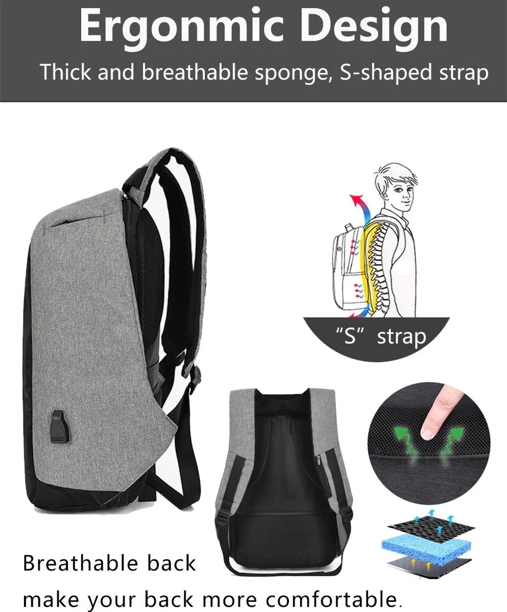 Material Anti-Theft Laptop Backpack, Size: 15.6 Inch — photo 10