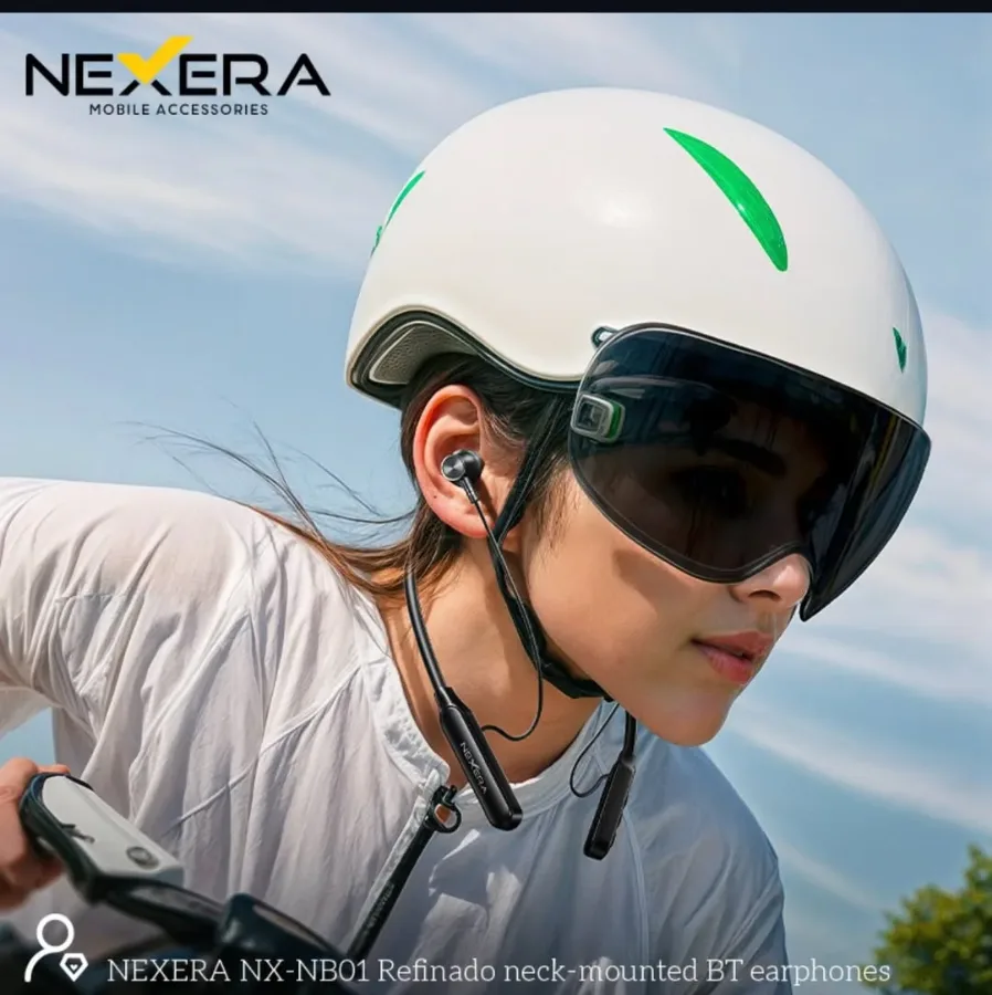 Nexeria Neck Mounted Wireless Earphone NX-NB01 β photo 2