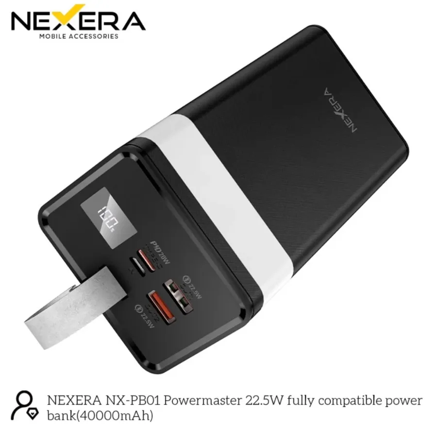 40000MAH 3 Outputs Power Bank With LED Lighting NX-PB01 — photo 3