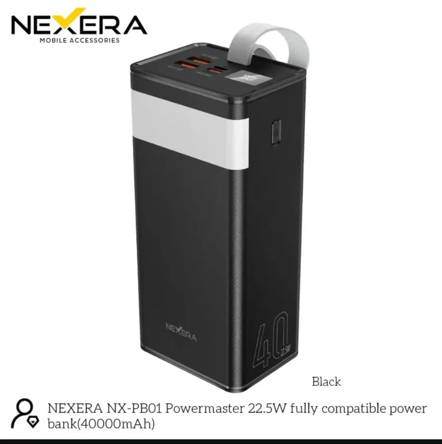 40000MAH 3 Outputs Power Bank With LED Lighting NX-PB01 — photo 5