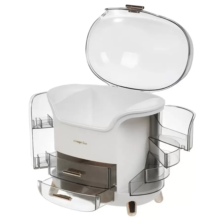 Cosmetic organizer, plastic, 18x6x20 cm — photo 2
