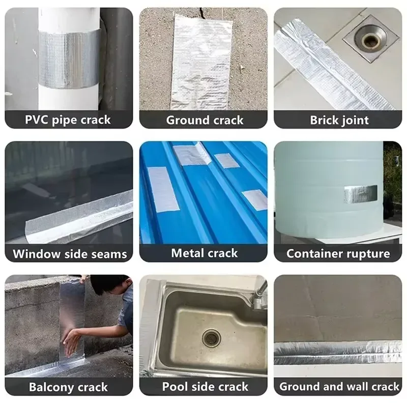 Butyl Waterproof Tape - Waterproof Adhesive for Repair of Leaks, Roof, Bitumen β photo 5