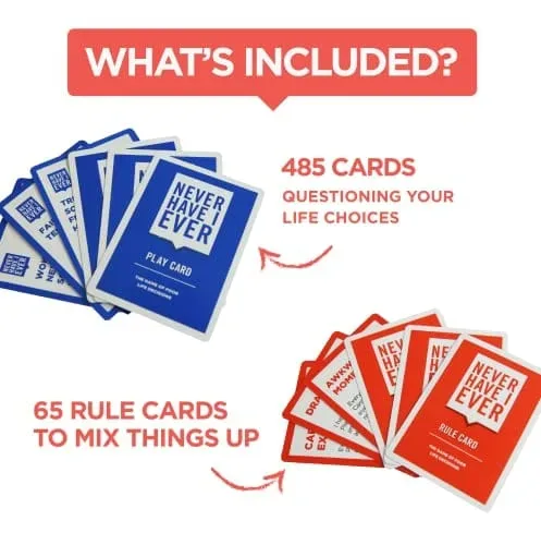 Never Have I Ever | Hilarious Family Card Game with Fun Questions & Crazy Stories Great for Game Nights & Parties β photo 2