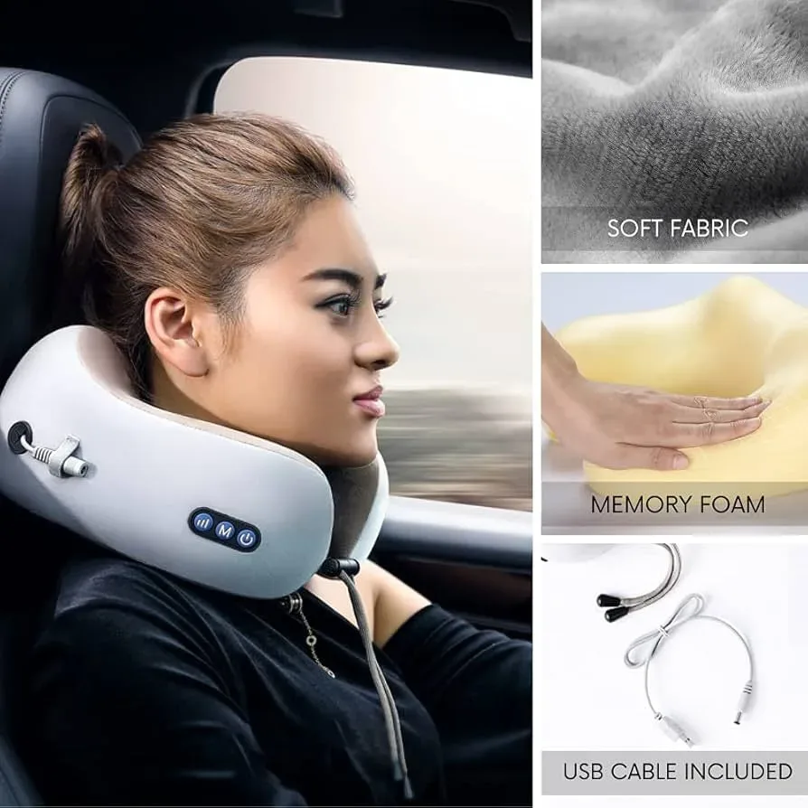 U-Shaped Neck Massager Travel Pillow β photo 3