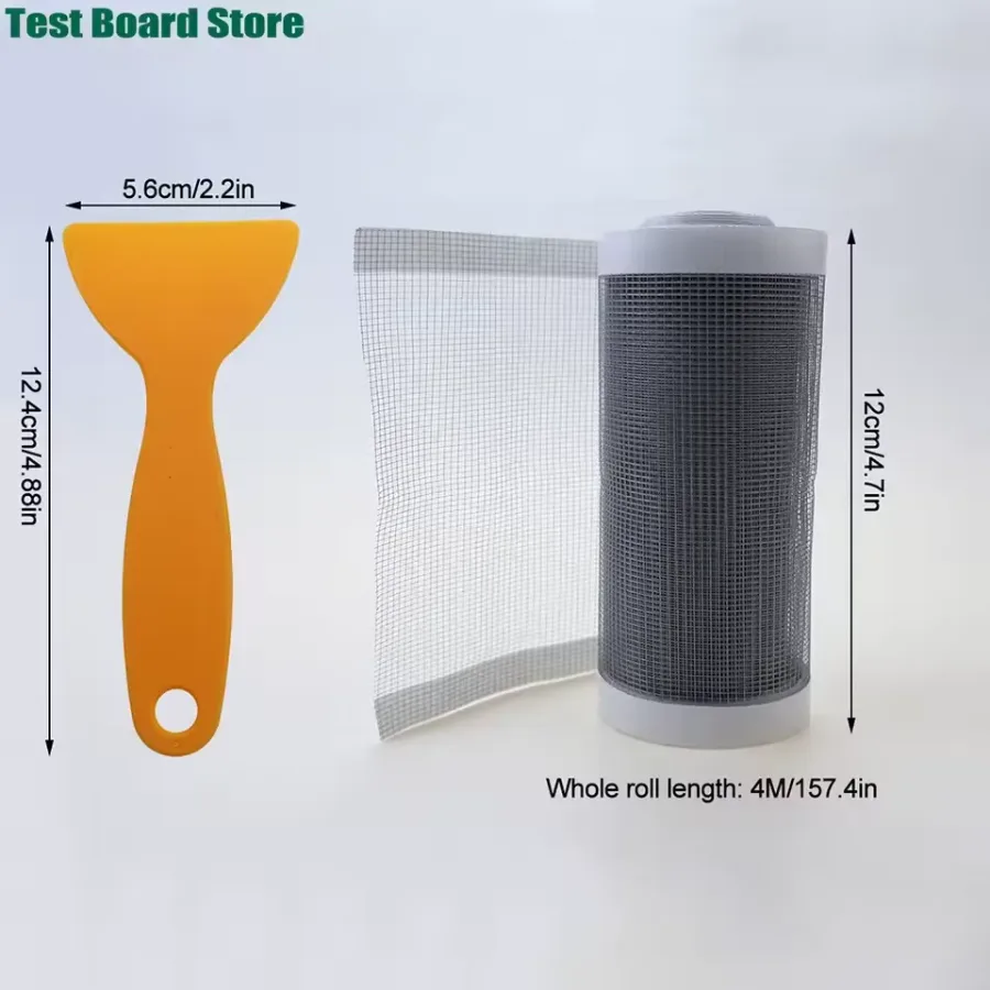 1 Roll Net tape Self-Adhesive Plastic Screen Repair Tape 4.7" x 157" - For Windows, Door Screens, Non-Waterproofing, and Mosquito Net Repair — photo 2