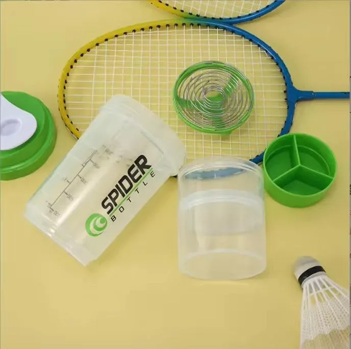 3 In 1 Spider Shaker Bottle 500ml Random Color β photo 3