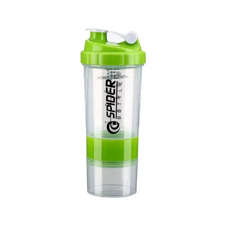 3 In 1 Spider Shaker Bottle 500ml Random Color β photo 4