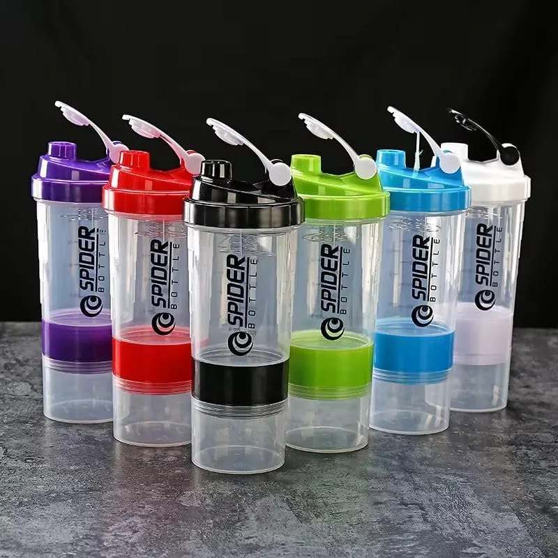 3 In 1 Spider Shaker Bottle 500ml Random Color — photo 5