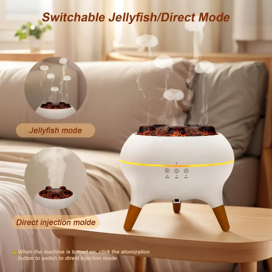 Jellyfish essential oil diffuser with Remote Control β photo 2