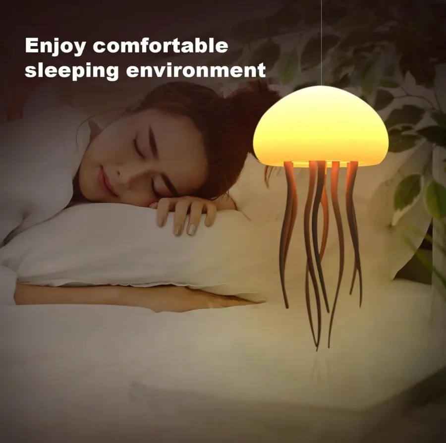Aurora Jellyfish Mood Light Lamp | Hanging or Desktop β photo 2