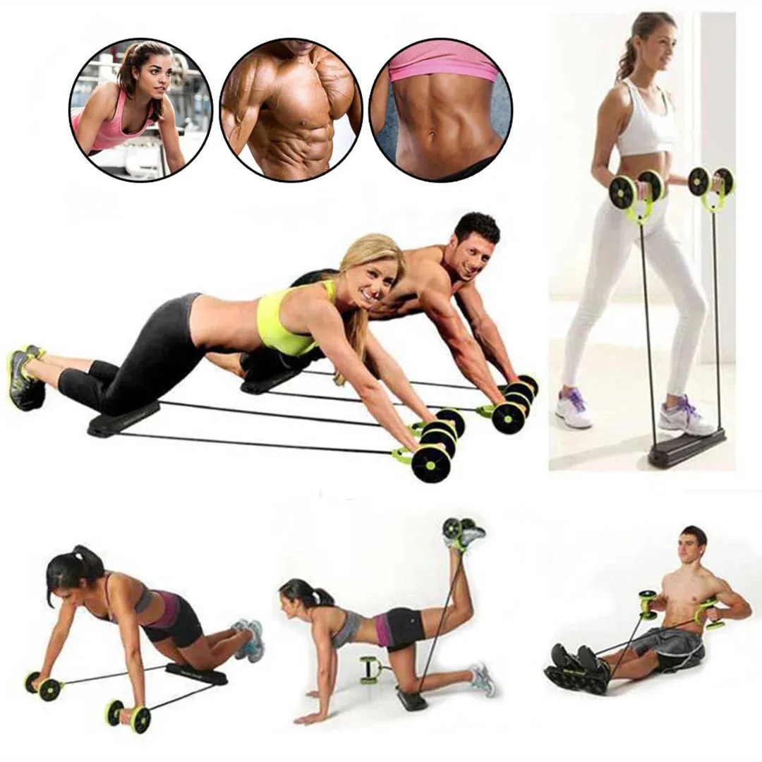 Revoflex Xtreme Abs Abdominal Exercise Wheel Body Strength Training Roller — photo 4