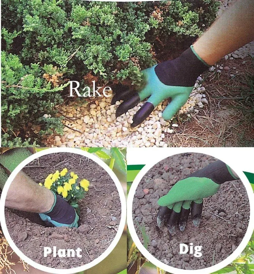 Gardening gloves with 4 claws β photo 4