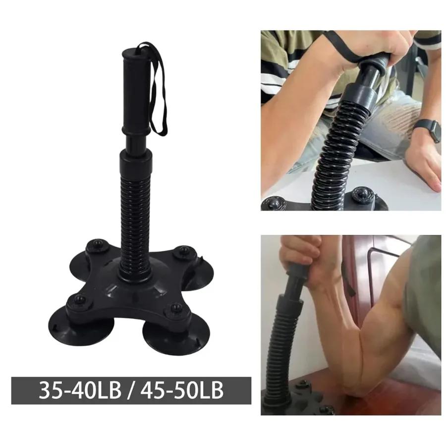 Arm Wrestling Trainer Workout Portable Resistance Spring Bar Forearm Trainer — photo 4