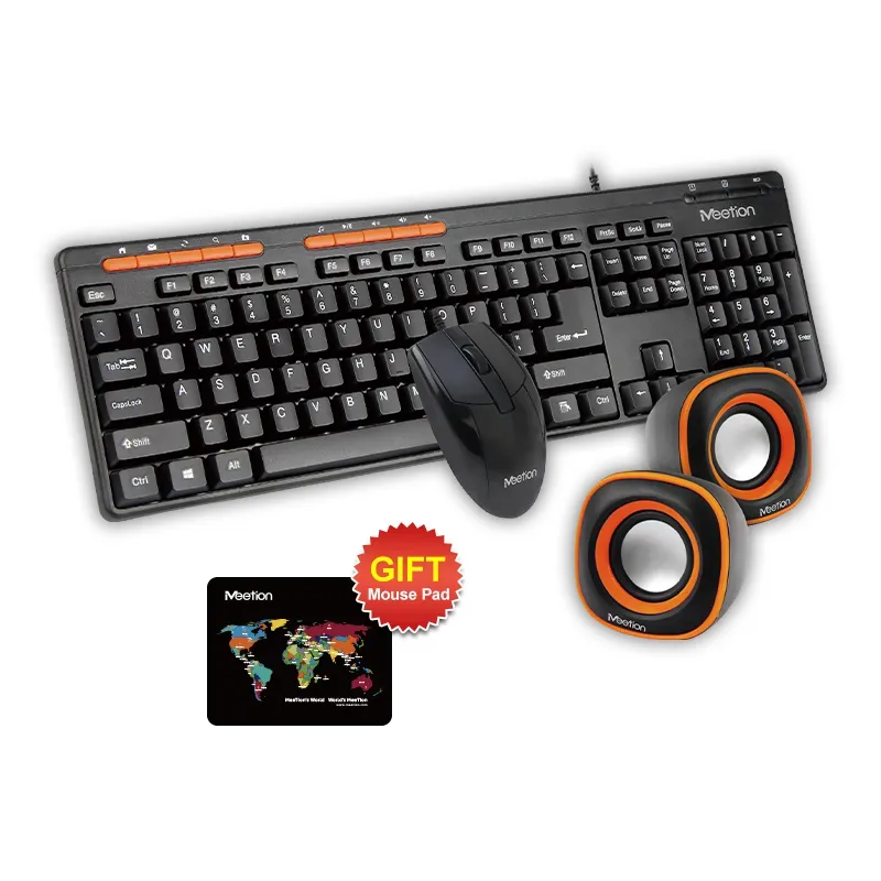 MEETION C105 WIRED KEYBOARD + MOUSE + SPEAKER COMBO — photo 4