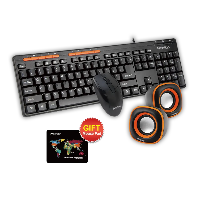 MEETION C105 WIRED KEYBOARD + MOUSE + SPEAKER COMBO β photo 4