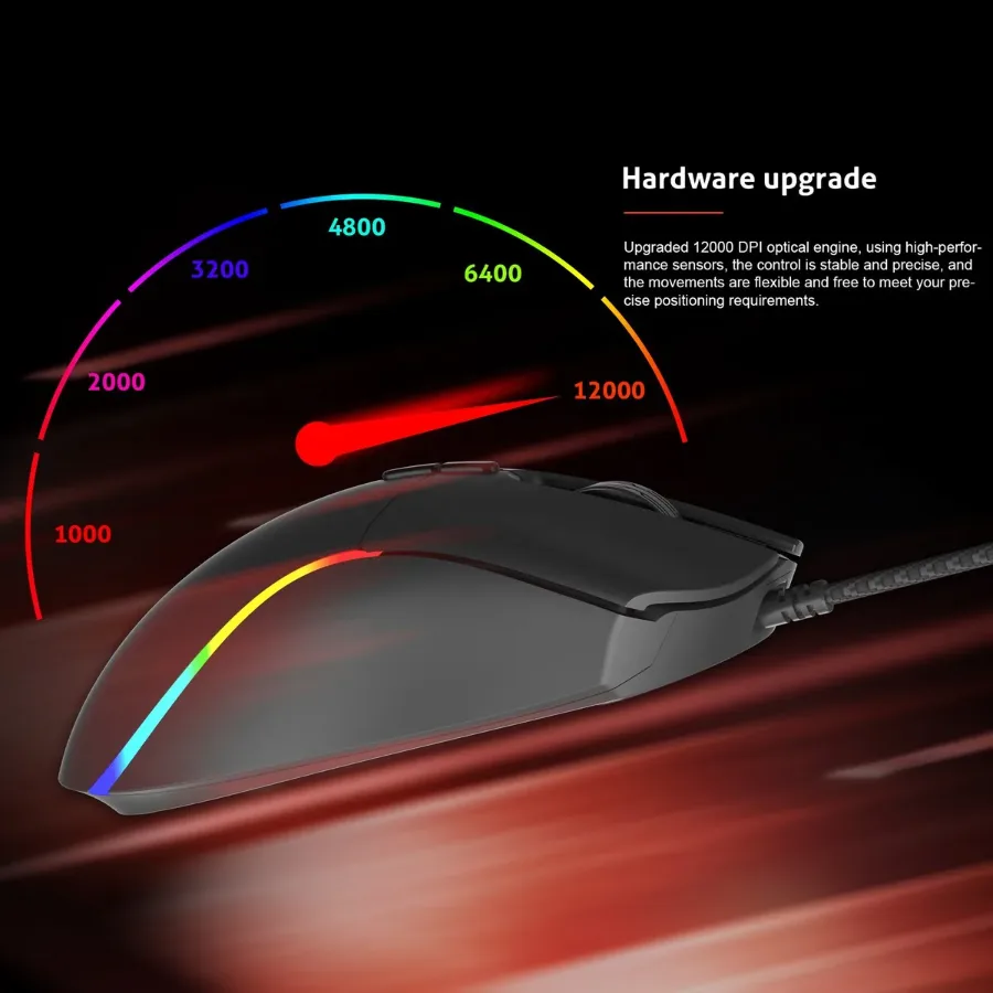 MeeTion GM19 Usb Wired Optical Gaming Mouse With Fcc Standards β photo 2
