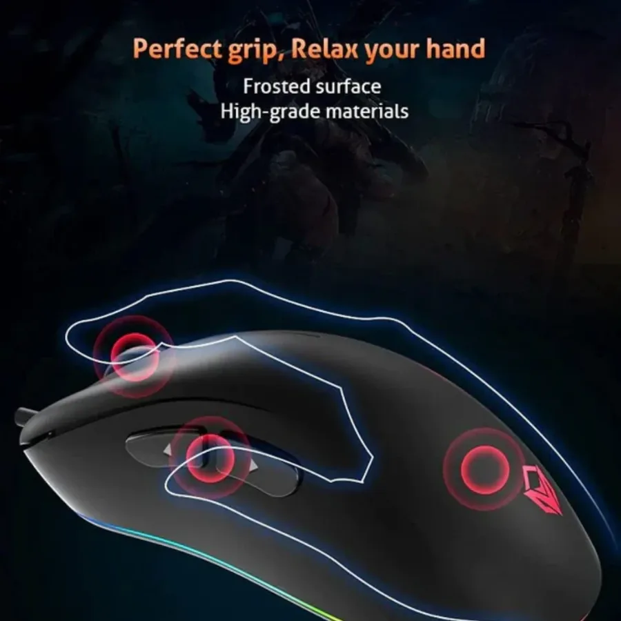 MeeTion GM19 Usb Wired Optical Gaming Mouse With Fcc Standards β photo 8