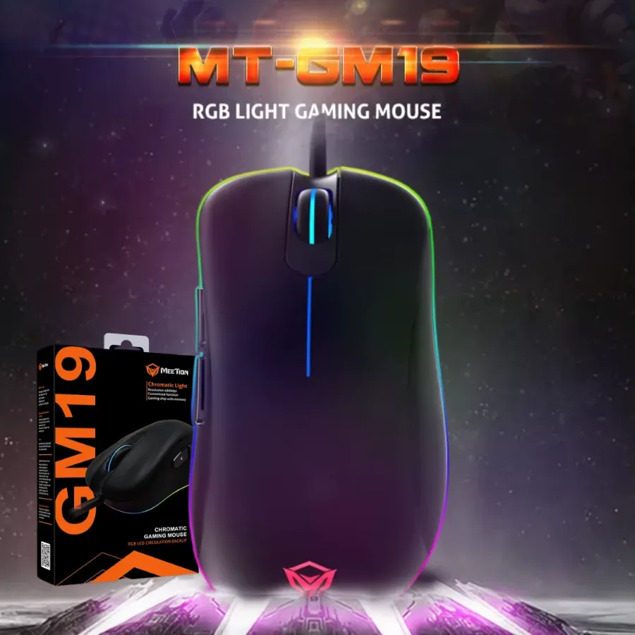 MeeTion GM19 Usb Wired Optical Gaming Mouse With Fcc Standards