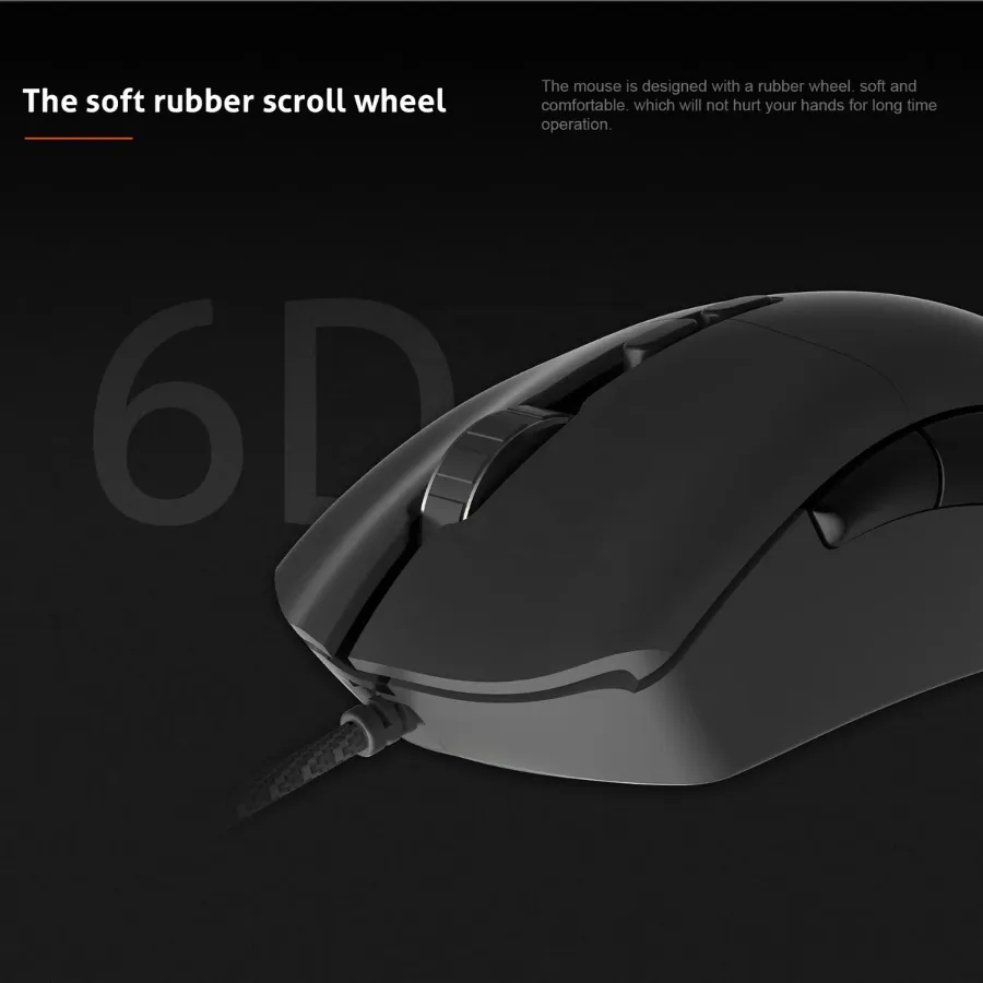 MEETION GM20 Optical Silent Wired Gaming Mouse — photo 4