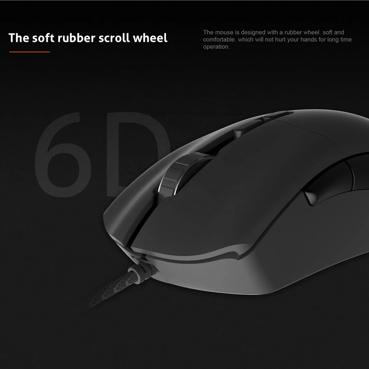 MEETION GM20 Optical Silent Wired Gaming Mouse β photo 4