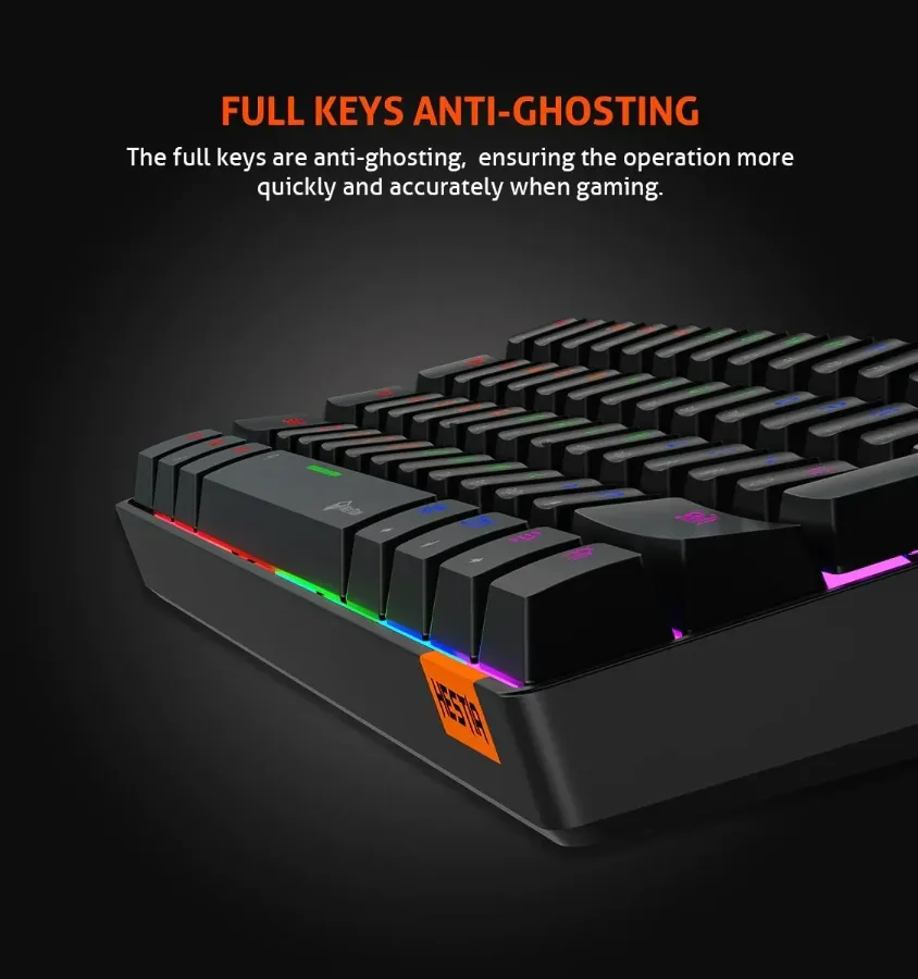 MEETION RGB Wired Mechanical Keyboard HESTIA - Black | MK005 — photo 5