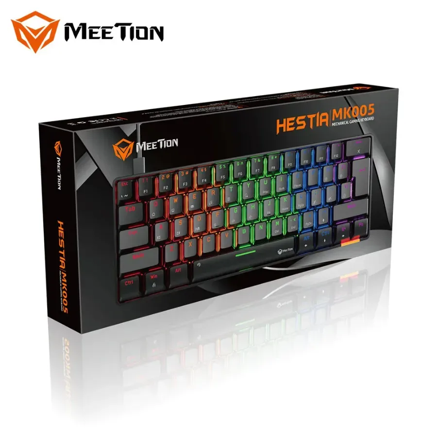 MEETION RGB Wired Mechanical Keyboard HESTIA - Black | MK005 — photo 6