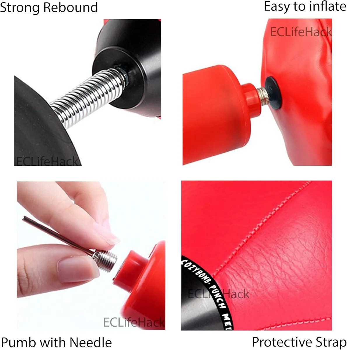 Desktop Punching Bag, [Upgrade, Flexibility] Boxing Bag Speed Balls Boxing High - Black color — photo 6
