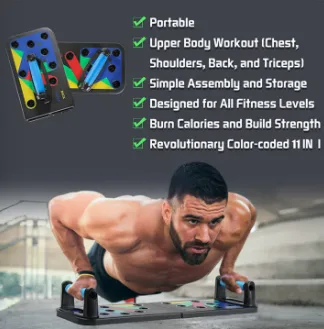 12 in 1 Push Up Board System Foldable Workout Portable Trainer for Home Fitnes — photo 6