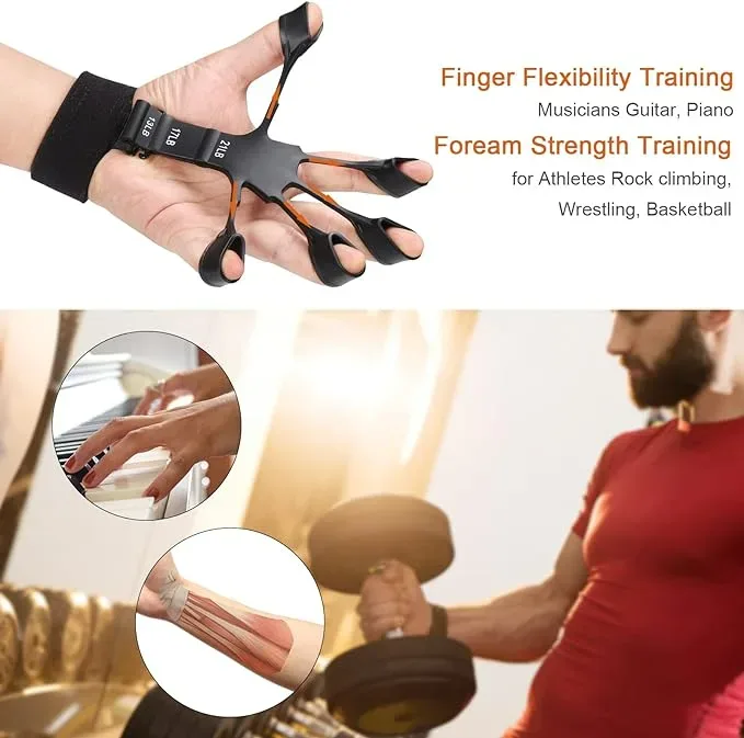 Hand Grip Strengthener - Adjustable Finger Exerciser and Finger Stretcher β photo 5