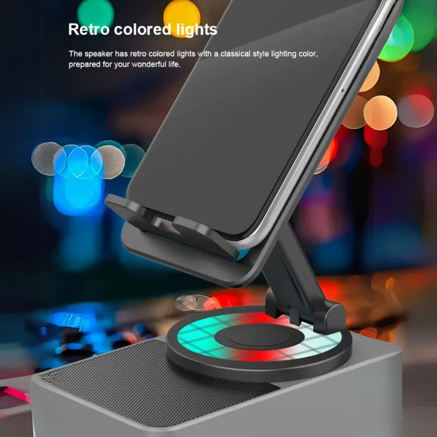 Kisonli M1PLUS Mini Portable Phone Holder Professional Wireless Speaker — photo 4