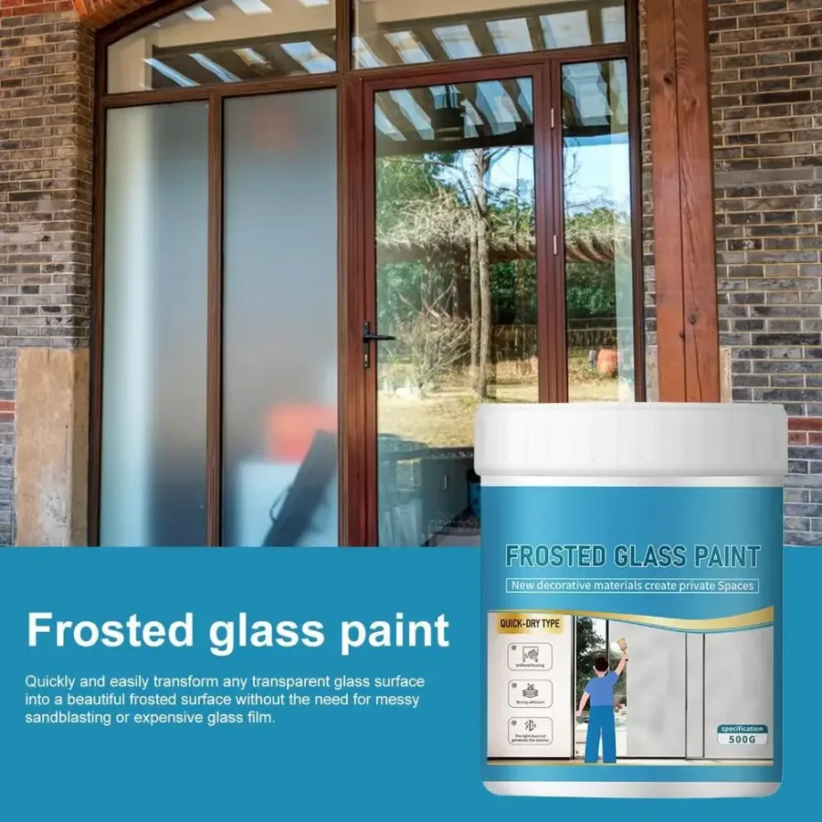 Glass Window Privacy Paint | Portable Frost Spray Paint 300G — photo 2