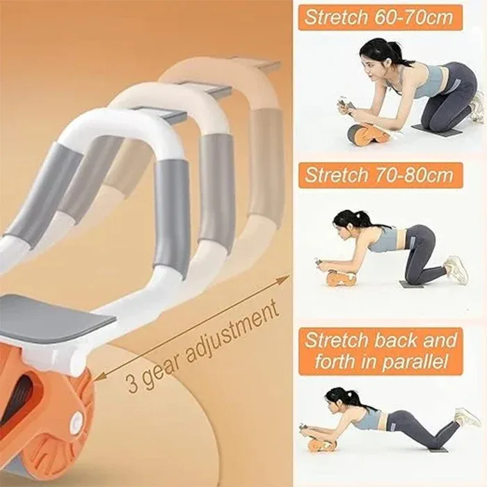 Abdominal Exercise Wheel Elbow Support Rebound Roller Automatic - AB Wheel — photo 3