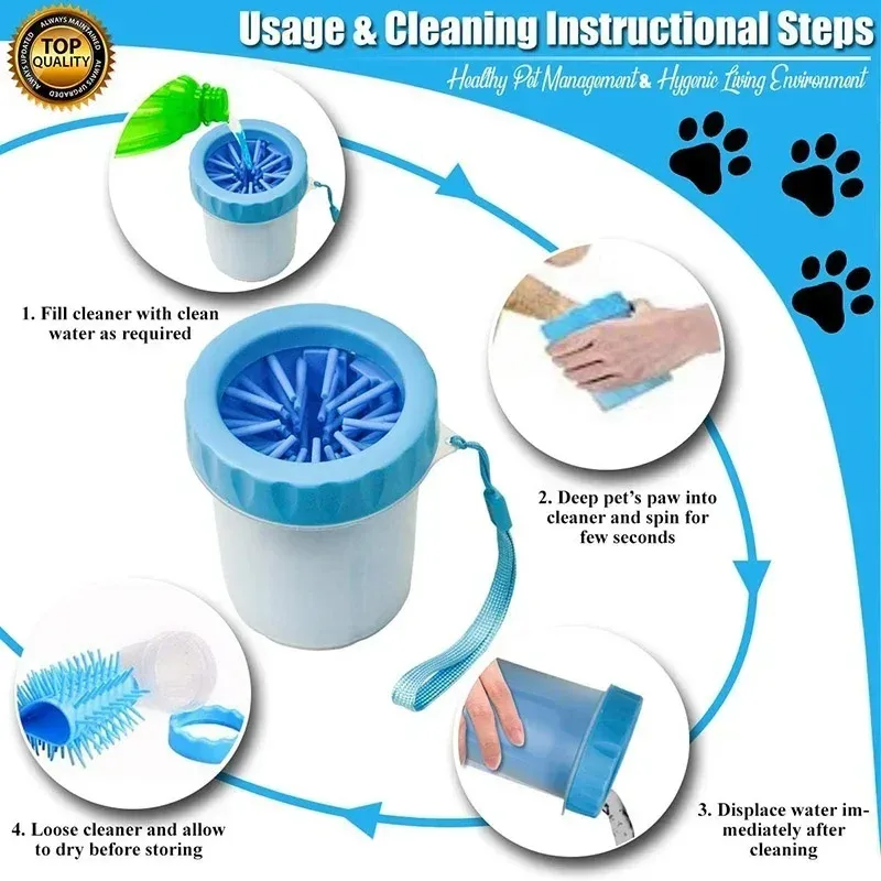 Pet Foot Washing Cup Dog Paw Bath — photo 3
