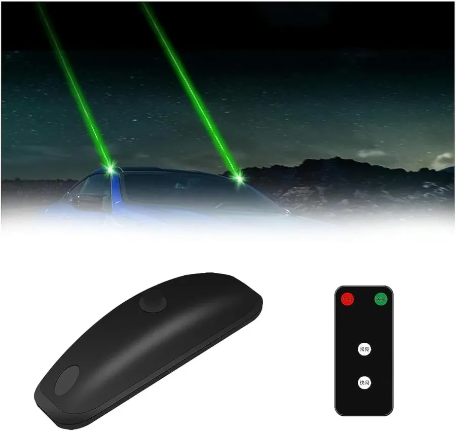 Car Green Laser Flashlight - Night Visibility Solution!