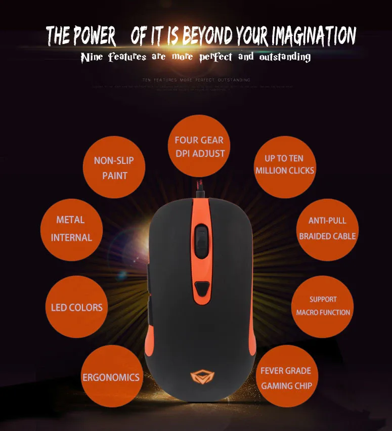 MeeTion GM30 Programmable Classic Gaming Mouse β photo 2