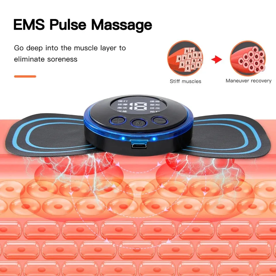 EMS Mini Portable Electric Neck, Back & Body Pain Relief Massager β photo 3