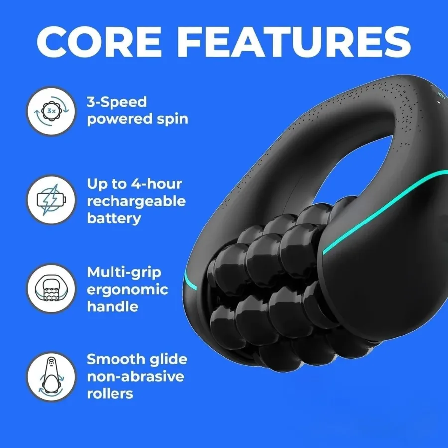 POWERED ROLLING MASSAGER Rolling Percussive Massager, β photo 2