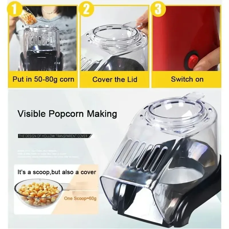 MINIJOY Popcorn Machine no oil β photo 3