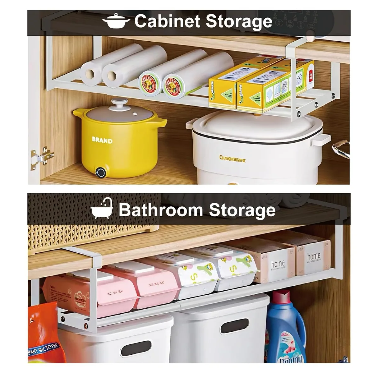 Expandable Shoe Rack Organizer - Adjustable Shoe Rack & Under Cabinet Shelf — photo 4