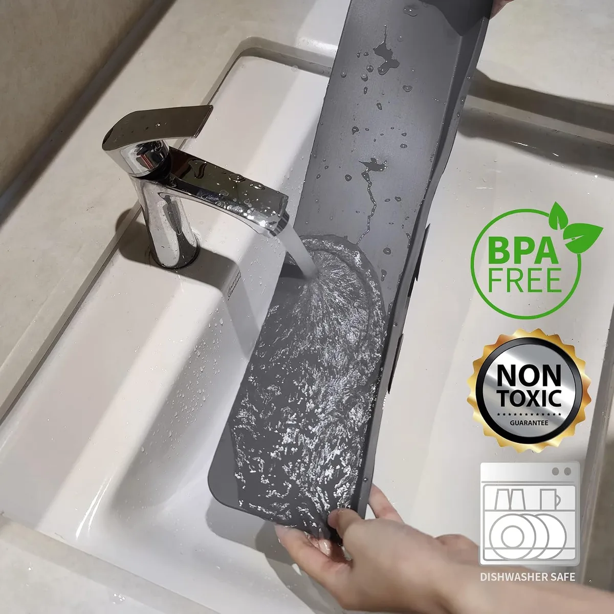 SILICONE SINK SPLASH SUCTION GUARD — photo 2