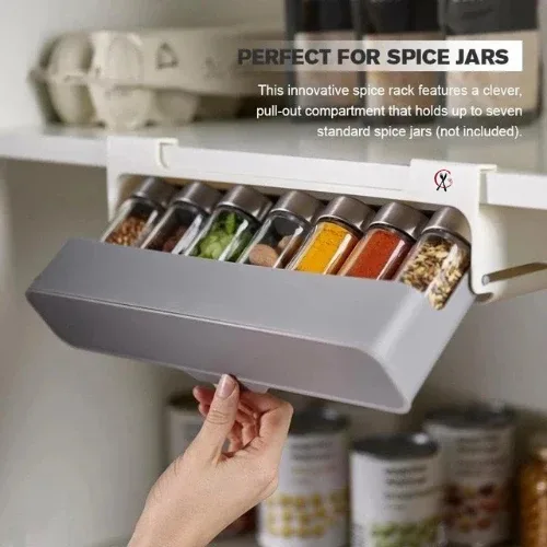 Under Shelf Pull-Out Spice Rack β photo 4