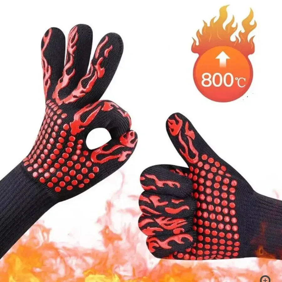 Heat Resistant Fire
Gloves (Set of 2) β photo 3