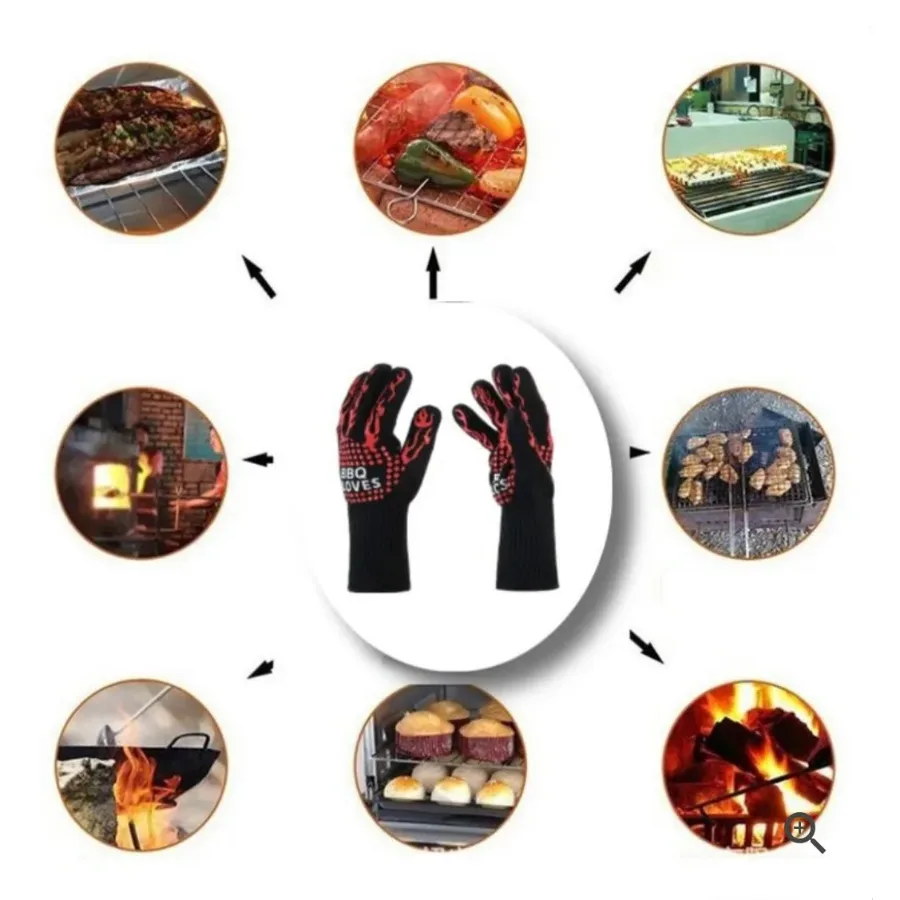 Heat Resistant Fire
Gloves (Set of 2) — photo 4