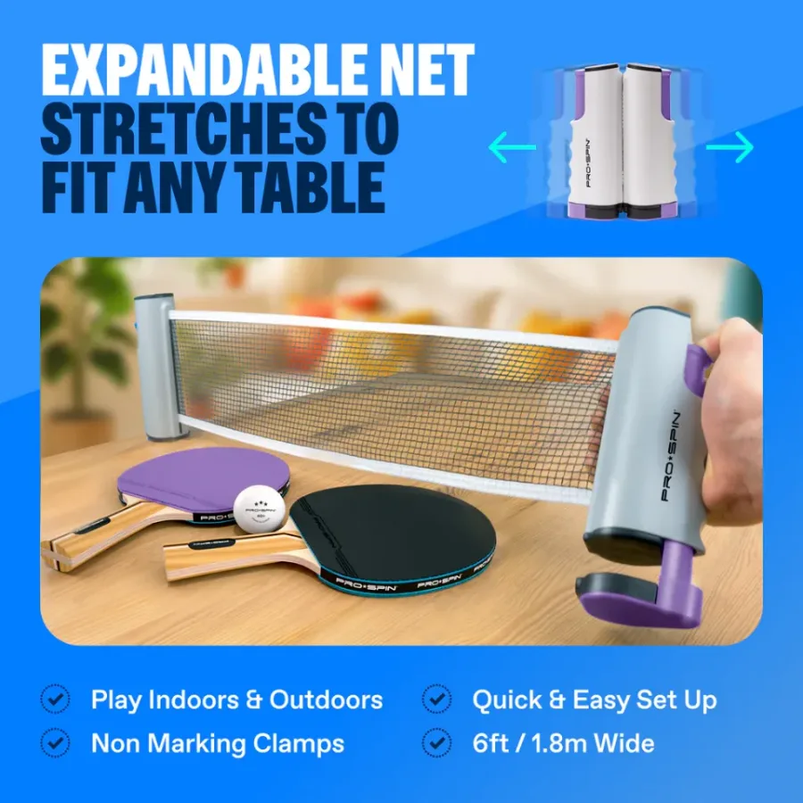 PingPong Game Set All-In-One Portable Tennis Set With Racket and balls — photo 3