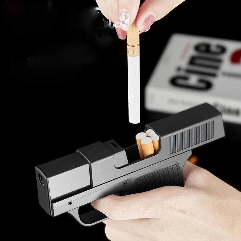 Pistol Lighter Torch Gas Gun Lighters Cigarette Case — photo 2