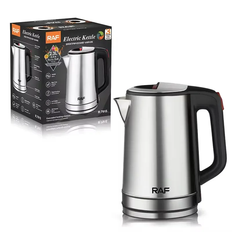 RAF Electric Kettle 2.3L Stainless Steel Kettle 1800W R7915 — photo 3