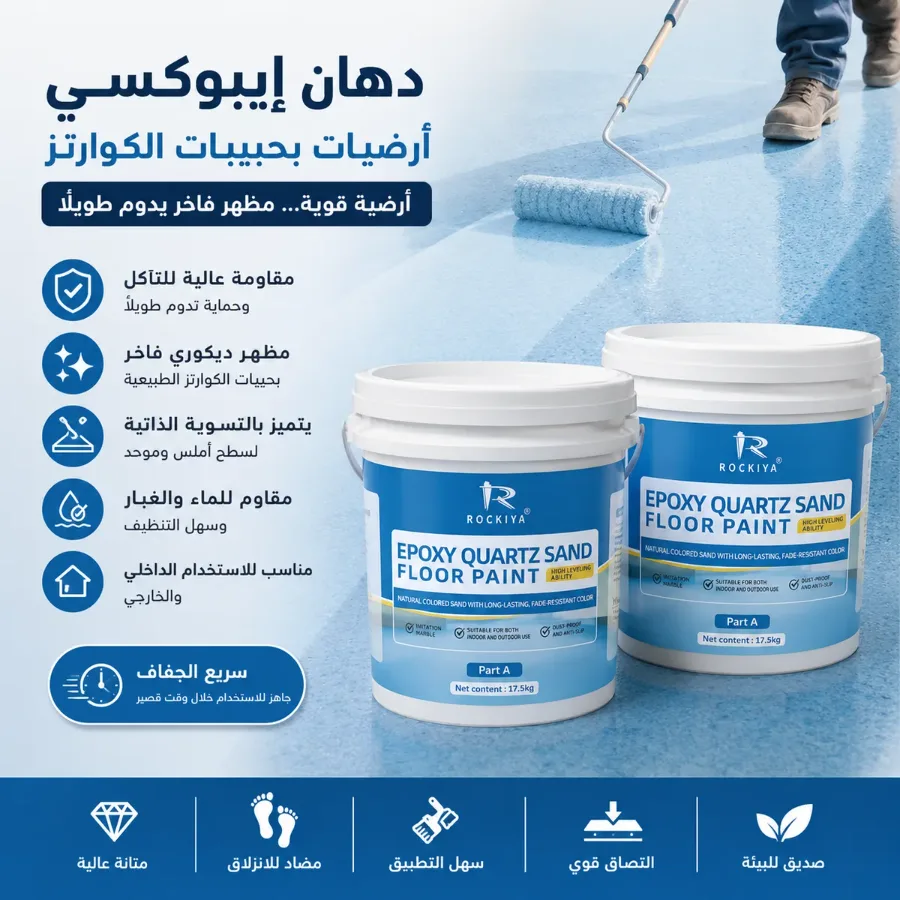 Epoxy Quartz Sand Floor Coating 1.4KG